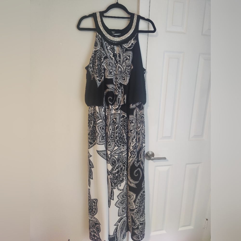 Sandra Darren Maxi Dress Paisley 16
